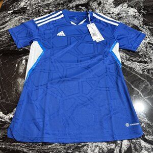 Adidas Condivo 22 Match Day Jersey Royal Blue Top Women’s Small GS0177 $55 NWT
